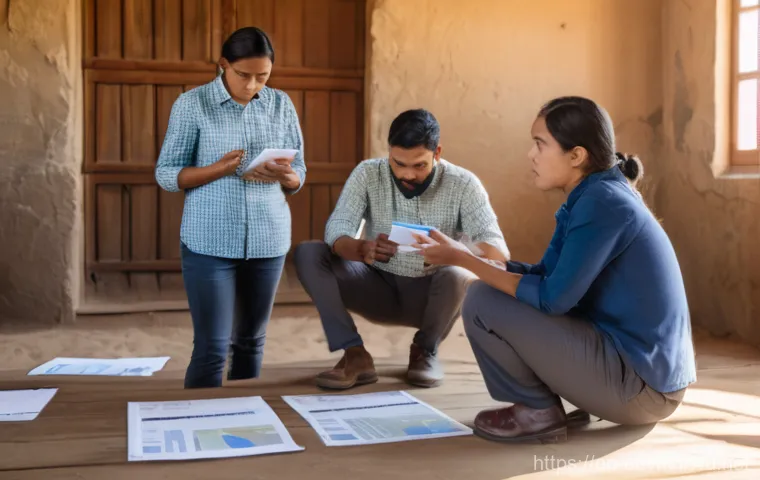 환경관리사 실무의 윤리적 고민 - **Drought Resolution Meeting:**
A realistic, detailed image of an environmental manager leading ...