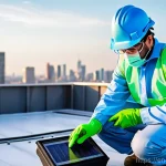 환경관리사 시험 대비 실기 실습장 리뷰 - **Prompt:** A diverse environmental science student, dressed in practical and clean workwear includi...