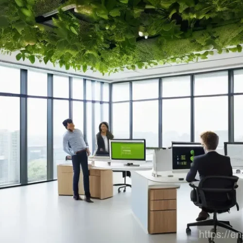 Home 22 환경관리사 시험을 위한 필수 체크리스트 - **Prompt:** A diverse group of environmental professionals, wearing smart business casual attire, co...