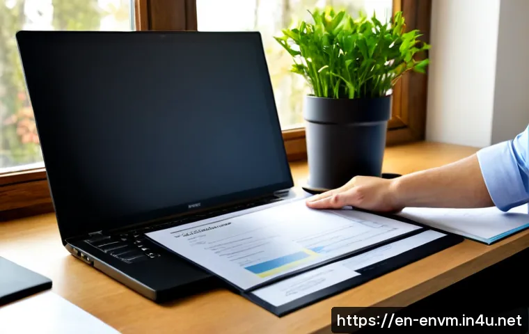 환경관리사 자격증과 대학원 진학 - Photorealistic career planning scene in a bright modern home office, an adult environmental professi...